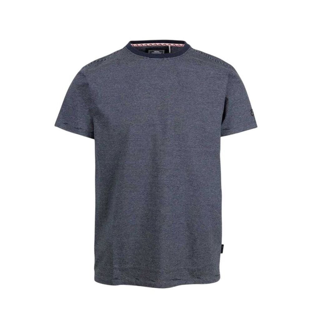 Trespass Mens Striped Yarn Dyed Regular T-Shirt / Navy